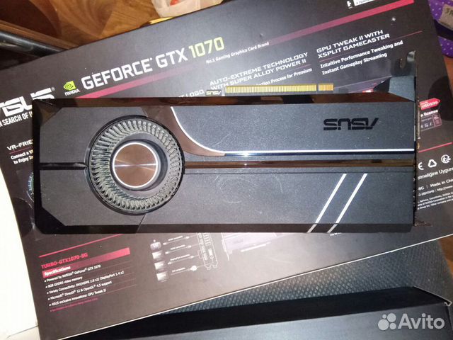 Asus Geforce GTX 1070 8G