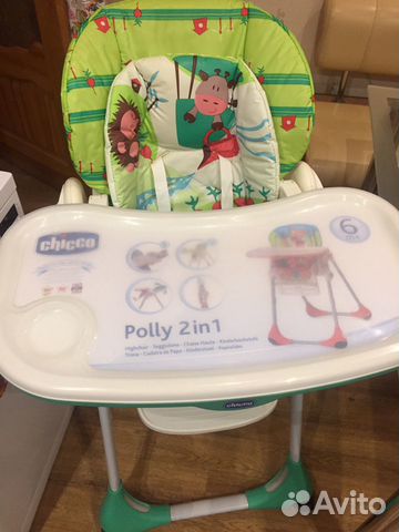 Стул для кормления Chicco Polly 2в1 Стул для кормления Chicco Polly 2в1