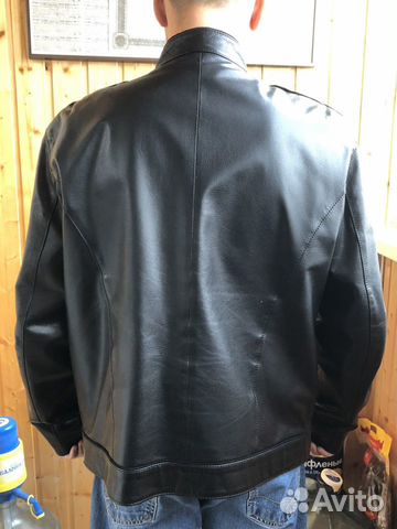 Куртка мужская кожаная Armani Куртка мужская кожаная Armani