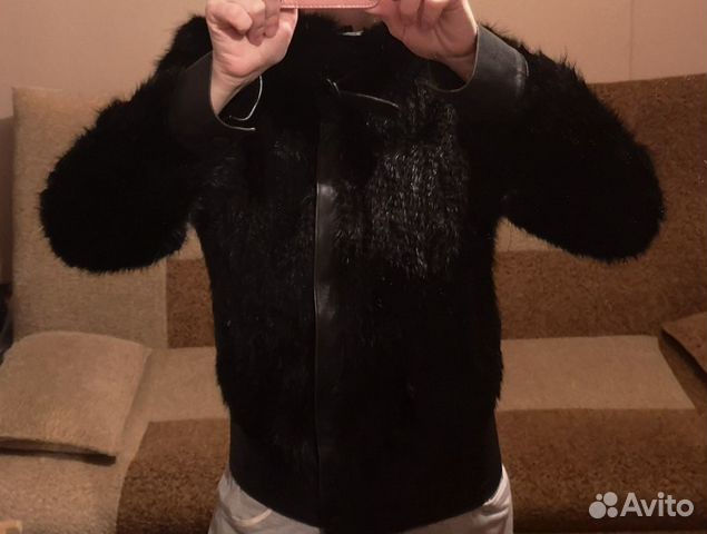 Куртка из вязаной норки 40-42