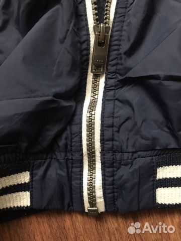 Ветровка H&M синяя 110 как новая Ветровка H&M синяя 110 как новая