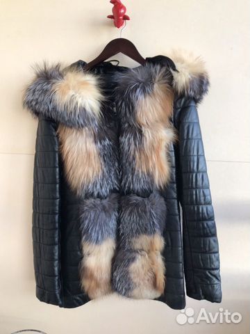 Кожаная зимняя куртка с натуральным мехом Кожаная зимняя куртка с натуральным мехом