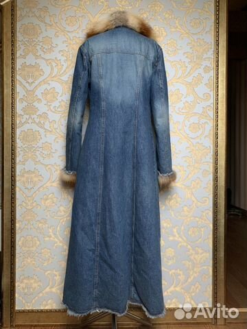 Джинсовое пальто Ermanno Scervino Джинсовое пальто Ermanno Scervino