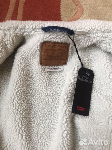 Джинсовая куртка Levis Sherpa trucker