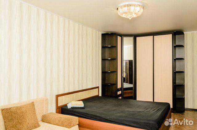 

1-к. квартира, 39 м², 2 кровати