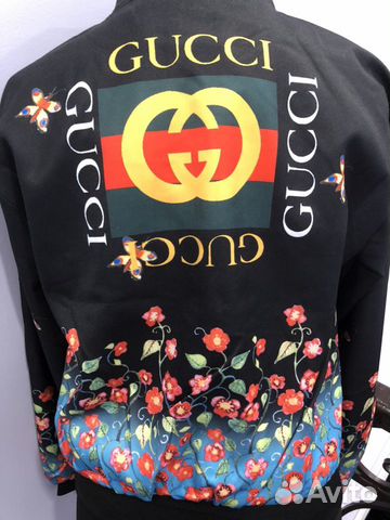 Куртка Gucci, легкая, яркая Куртка Gucci, легкая, яркая