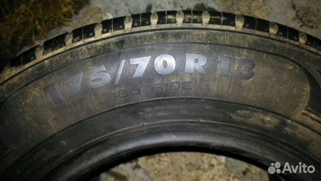 2 летних шины Nokian R13 175/70 как новые 2 летних шины Nokian R13 175/70 как новые