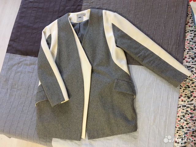 Пальто шерстяное ASOS