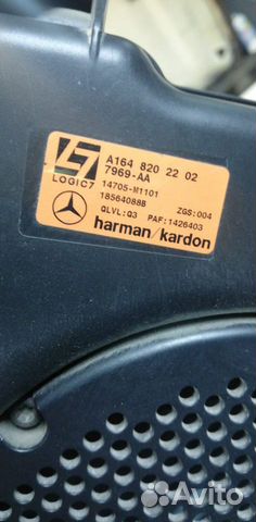 Сабвуфер Мерседес Бенц мл164 1648202202