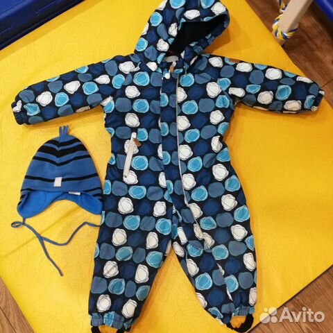 Комбенизон Reima 86 см зимний б/у + шапка Комбенизон Reima 86 см зимний б/у + шапка