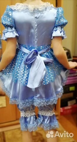 Мальвина новогодний костюм для девочки 4-7 лет