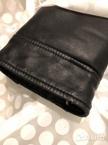 Кожаная куртка с натуральным мехом