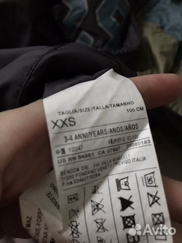Куртка Benetton 3-4 года Куртка Benetton 3-4 года