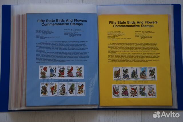 Марки США (Листы гашения Первый день - 97 шт)