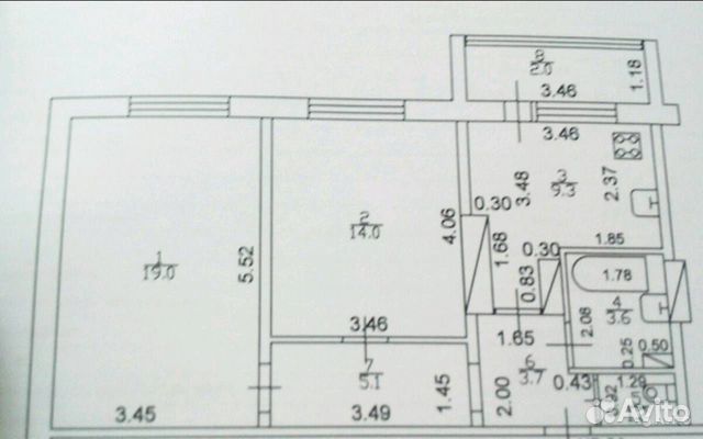 2-к квартира, 58 м², 8/10 эт. 2-к квартира, 58 м², 8/10 эт.