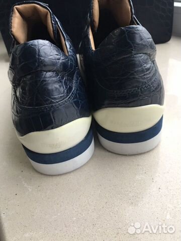 Кроссовки из кожи крокодила Stefano Ricci Sport