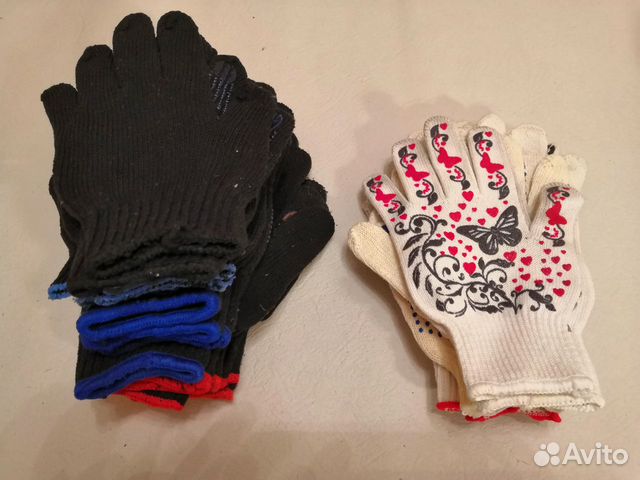 Рабочие перчатки (хб с пвх-покрытием)