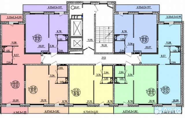 1-к квартира, 45.7 м², 9/17 эт. 1-к квартира, 45.7 м², 9/17 эт.