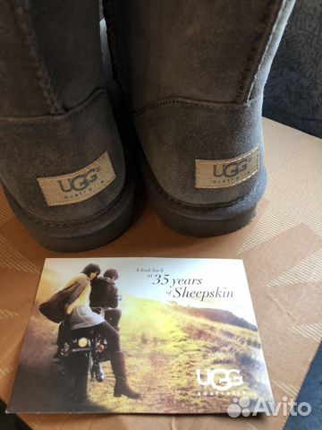 Угги ugg серые 41р