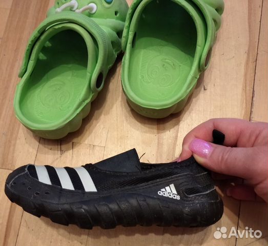 Тапки коралловые adidas