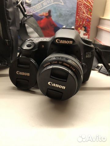 Фотоаппарат Canon EOS 60D + Объектив Canon EF 50mm Фотоаппарат Canon EOS 60D + Объектив Canon EF 50mm