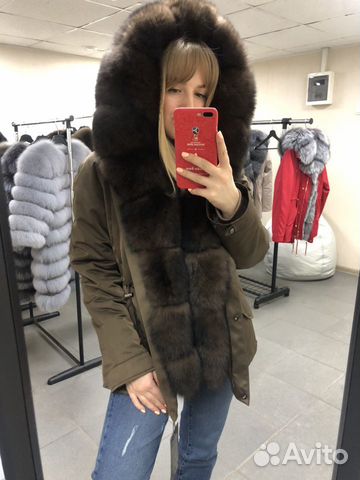 Парка с мехом песца Парка с мехом песца