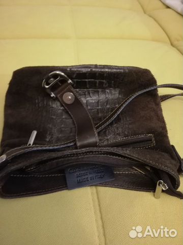 Сумка из натуральной замши, б/у немного