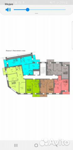 1-к квартира, 39 м², 7/8 эт.
