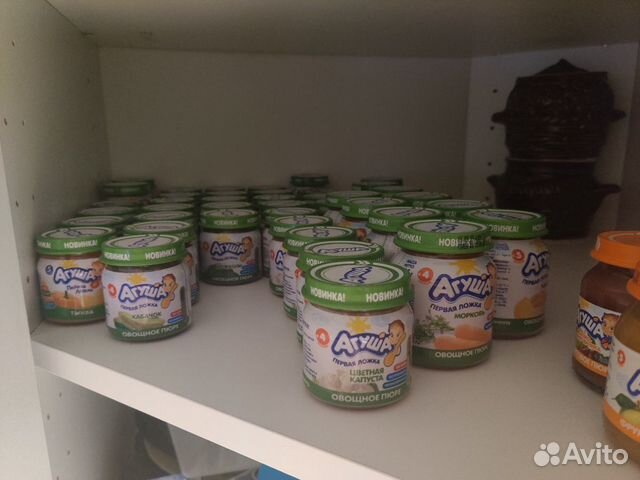 Пюре Агуша с молочной кухни