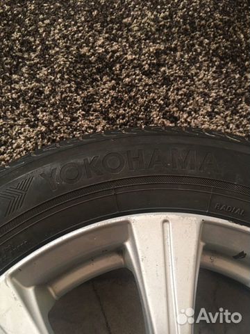 Литые колеса на летней резине Yokohama. 14 R