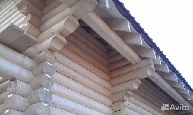 Сруб бани из оцб с мансардой. Сборка