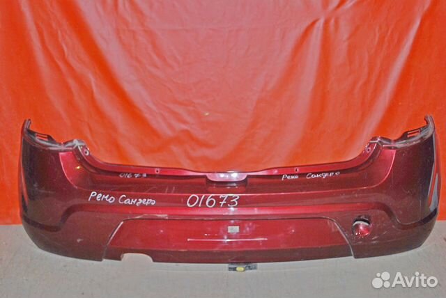Бампер задний Рено Сандеро
