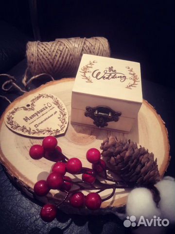 Шкатулка для свадебных колец