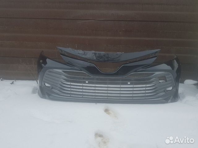 Тойота камри v70 передний бампер оригинал