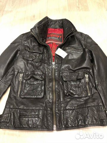 Новая кожаная куртка Superdry Новая кожаная куртка Superdry