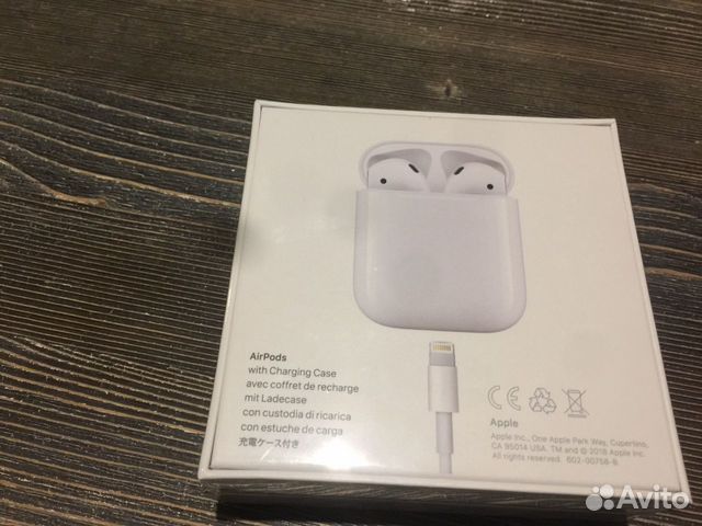 Наушники airpods 2 (оригинал )