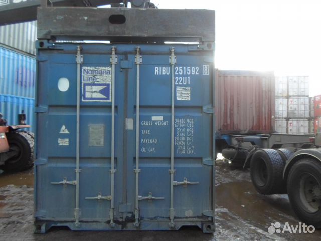 Контейнер 20 фут Open Top б/у ribu2515928