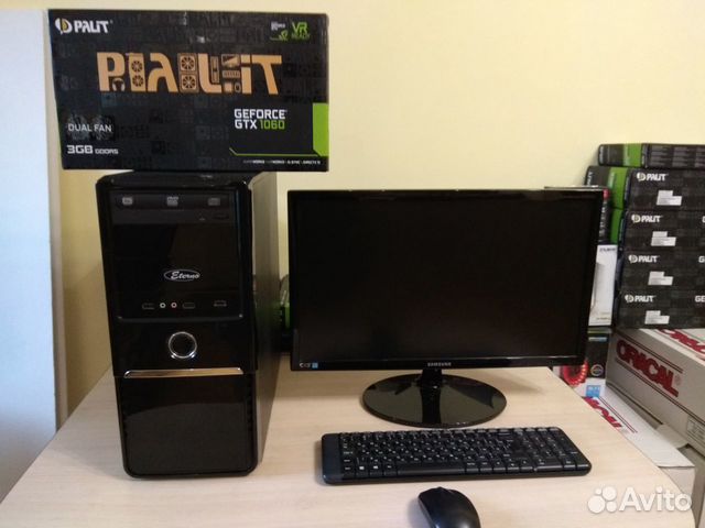 Игровой Пк Intel i5 память16гб/GTX1060/SSD/HDD