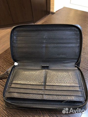 Портмоне Burberry, кошелек мужской, две секции