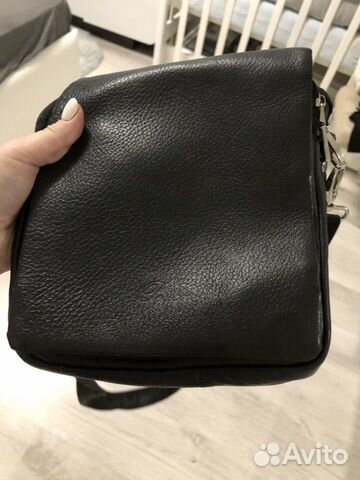Сумка мужская через плечо кожа