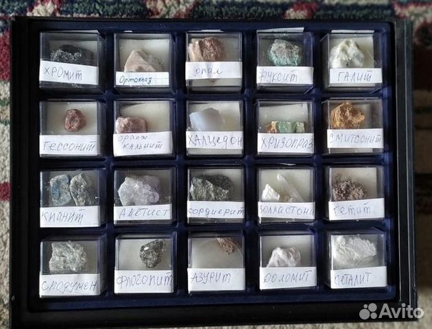 Минералы Камни из серии Сокровища земли