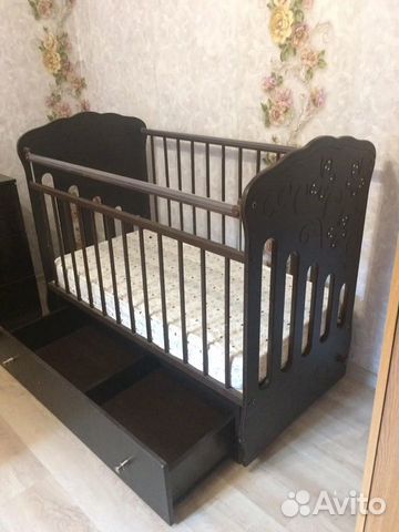 Детская кроватка+ортопедический матрац Детская кроватка+ортопедический матрац