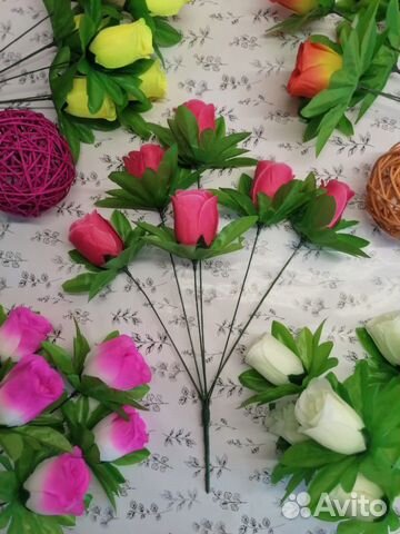 Розы искусственные
