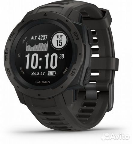 Часы Garmin Instinct Graphite новые Европа Часы Garmin Instinct Graphite новые Европа