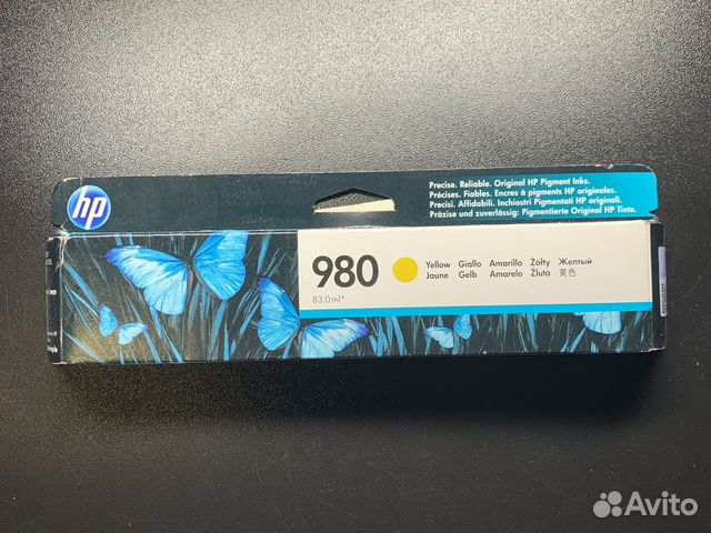 Картриджи HP 980 Cyan и Yellow Картриджи HP 980 Cyan и Yellow
