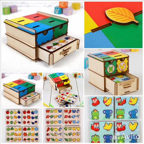 Новые обучающие игры из дерева/woodlandtoys