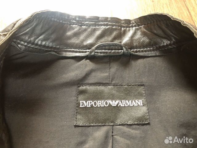Кожаная куртка Emporio Armani Кожаная куртка Emporio Armani