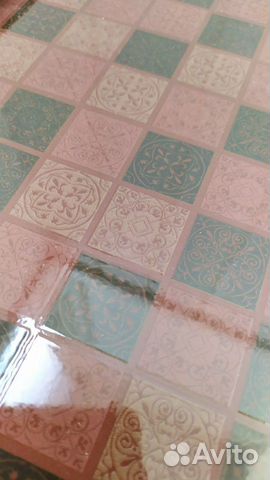 Плитка Cersanit Arabesque коричневая и белая