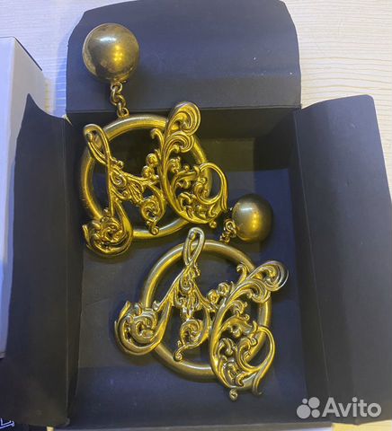 Серьги moschino оригинал