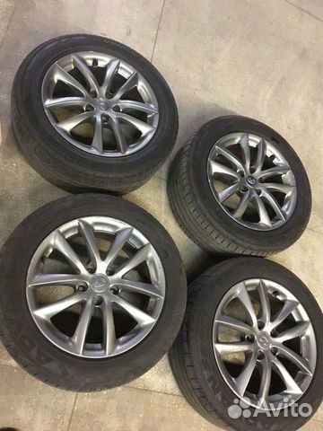 Колеса 225/55 R17 Infiniti G35 Nissan Juke X-TraiL Колеса 225/55 R17 Infiniti G35 Nissan Juke X-TraiL